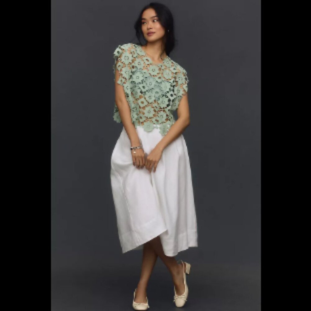 Brand New Maeve Floral Shell Top - Picture 3 of 6